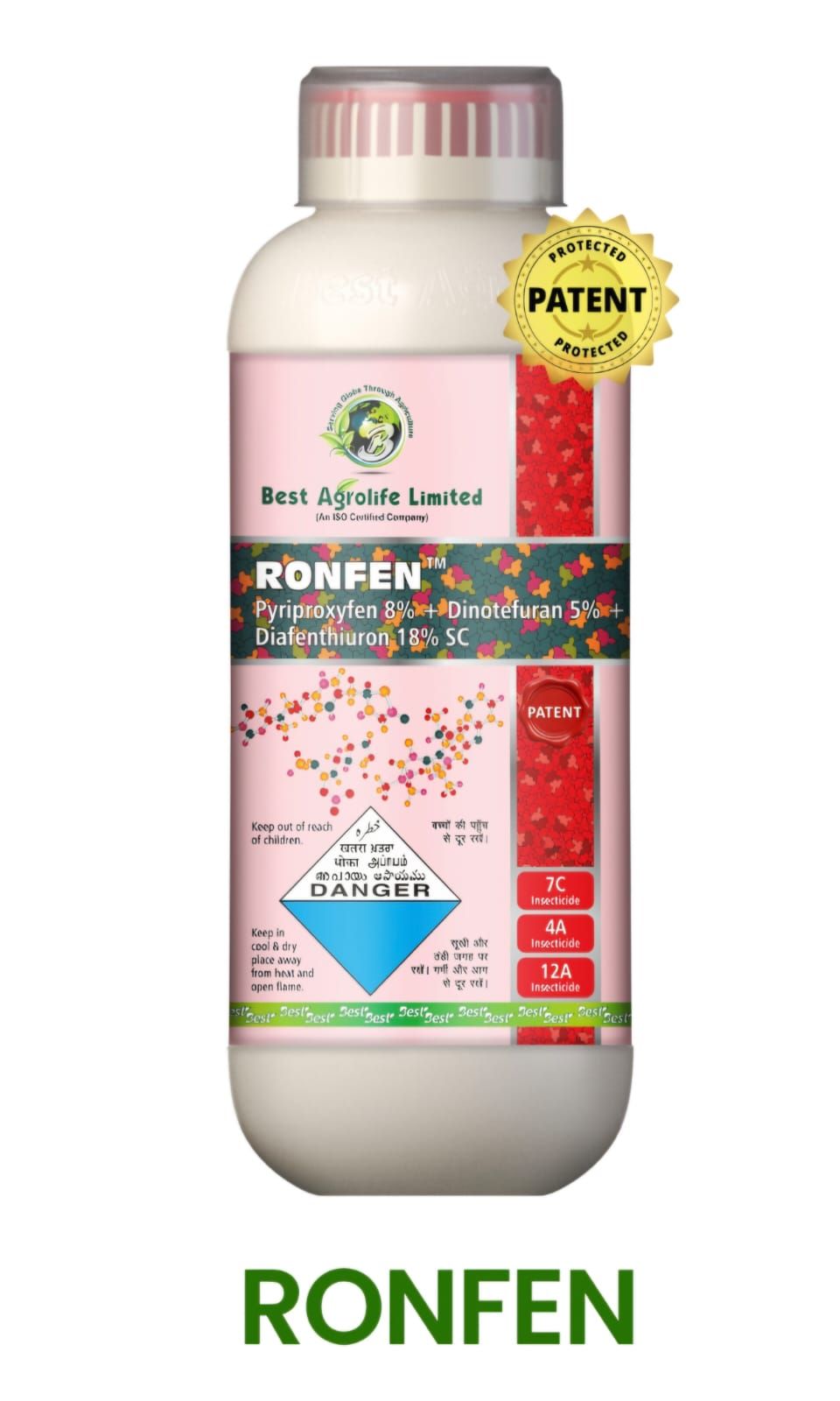Best Agro Ronfen Insecticide (Pyriproxyfen 8% + Diafenthiuron 18% + Dinotefuran 5% SE)