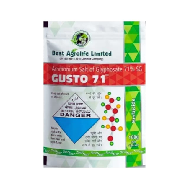 Gusto 71 Herbicide (Ammonium Salt of Glyphosate 71% SG) Gusto 71 Herbicide (Ammonium Salt of Glyphosate 71% SG)