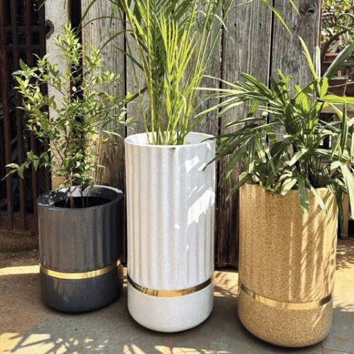 Royale Pillar  Fiber Planters